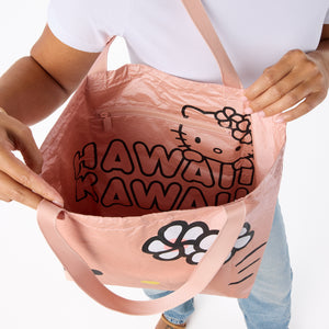 Hello Kitty x Aloha Collection Reversible Tote (Kitty Face - Rosy) Bags Aloha Collection Inc