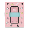 Hello Kitty and Friends x Studio Oh! Pink Pinstripe Casey Notebook with Phone Loop Stationery Studio Oh!