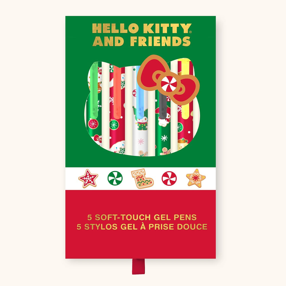Hello Kitty and Friends x Studio Oh! Holiday Fun Soft-Touch Gel Pen Set Stationery Studio Oh!