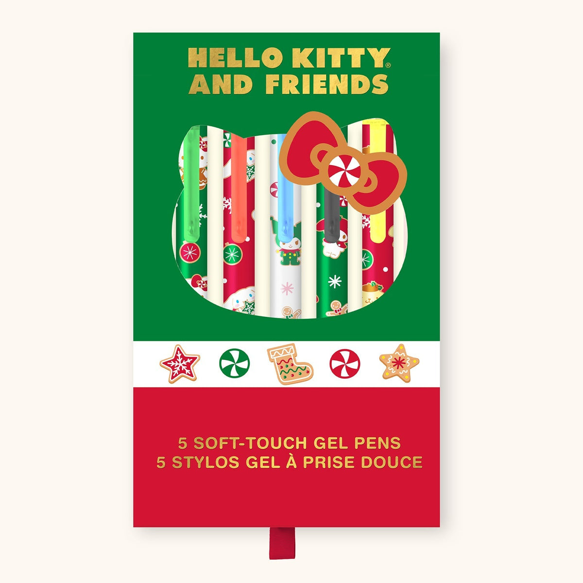Hello Kitty and Friends x Studio Oh! Holiday Fun Soft-Touch Gel Pen Set Stationery Studio Oh!
