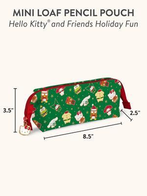 Hello Kitty and Friends x Studio Oh! Holiday Fun Mini Loaf Pencil Pouch Stationery Studio Oh!