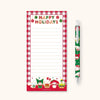Hello Kitty and Friends x Studio Oh! Holiday Fun Magnetic List Pad & Gel Pen Set Stationery Studio Oh!