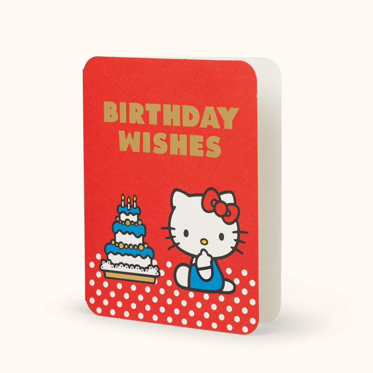 Hello Kitty x Studio Oh! Retro Red Birthday Wishes Deluxe Greeting Card Stationery Studio Oh!