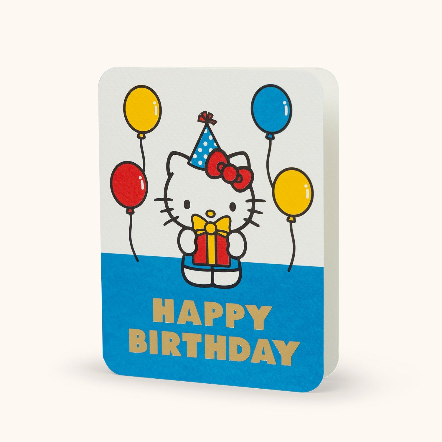 Hello Kitty x Studio Oh! Retro Red Happy Birthday Deluxe Greeting Card Stationery Studio Oh!