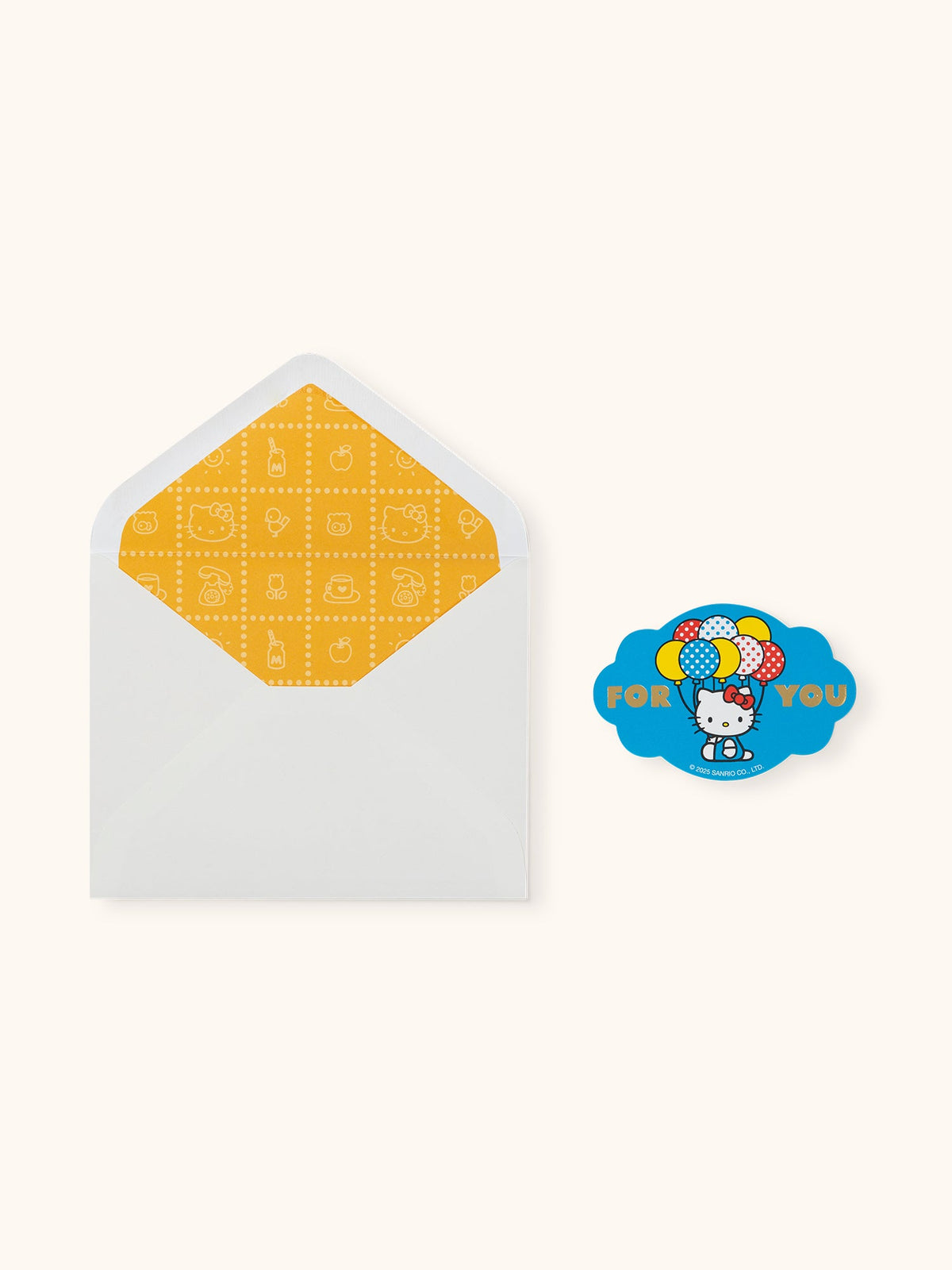 Hello Kitty x Studio Oh! Retro Red Happy Birthday Deluxe Greeting Card