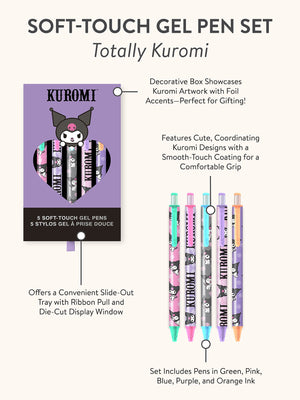 Kuromi x Studio Oh! Soft-Touch Gel Pen Set