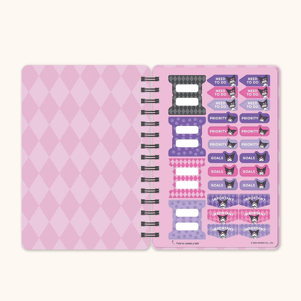 Kuromi x Studio Oh! Agatha Notebook Stationery Studio Oh!