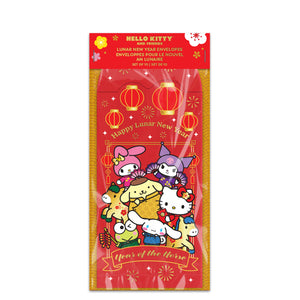 Hello Kitty and Friends x Studio Oh! 10-pc LNY Envelope Pack (Year of the Horse) Stationery Orange Circle