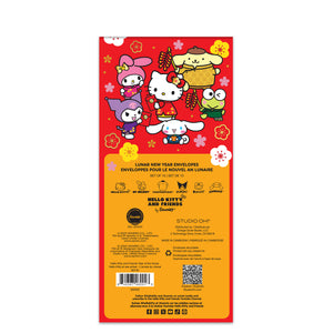 Hello Kitty and Friends x Studio Oh! 10-pc LNY Envelope Pack (Year of the Horse) Stationery Orange Circle