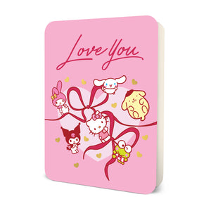 Hello Kitty and Friends x Studio Oh! Love You Deluxe Greeting Card Stationery Orange Circle