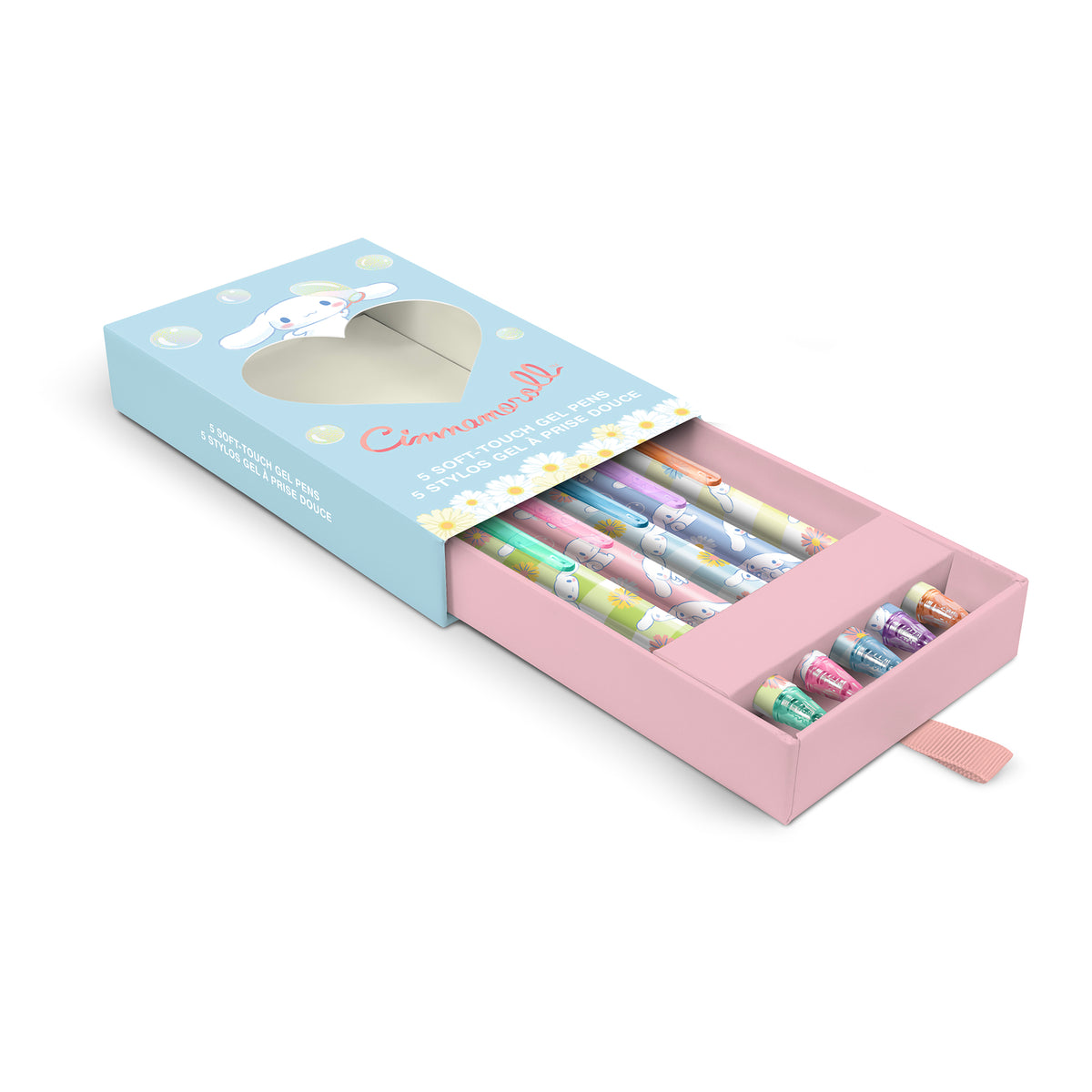 Cinnamoroll x Studio Oh! Sweet Daisies Soft-Touch Gel Pens Stationery Orange Circle