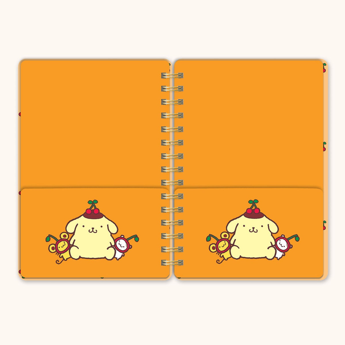 Pompompurin x Studio Oh! Cherries Agatha Notebook Stationery Studio Oh!