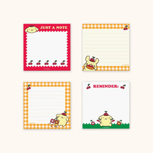 Pompompurin x Studio Oh! Cherries Mini Notepad Stationery Studio Oh!