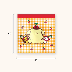 Pompompurin x Studio Oh! Cherries Mini Notepad Stationery Studio Oh!