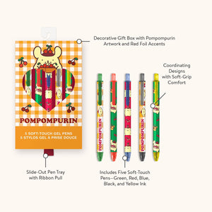 Pompompurin x Studio Oh! Cherries Soft-Touch Gel Pen Set Stationery Studio Oh!