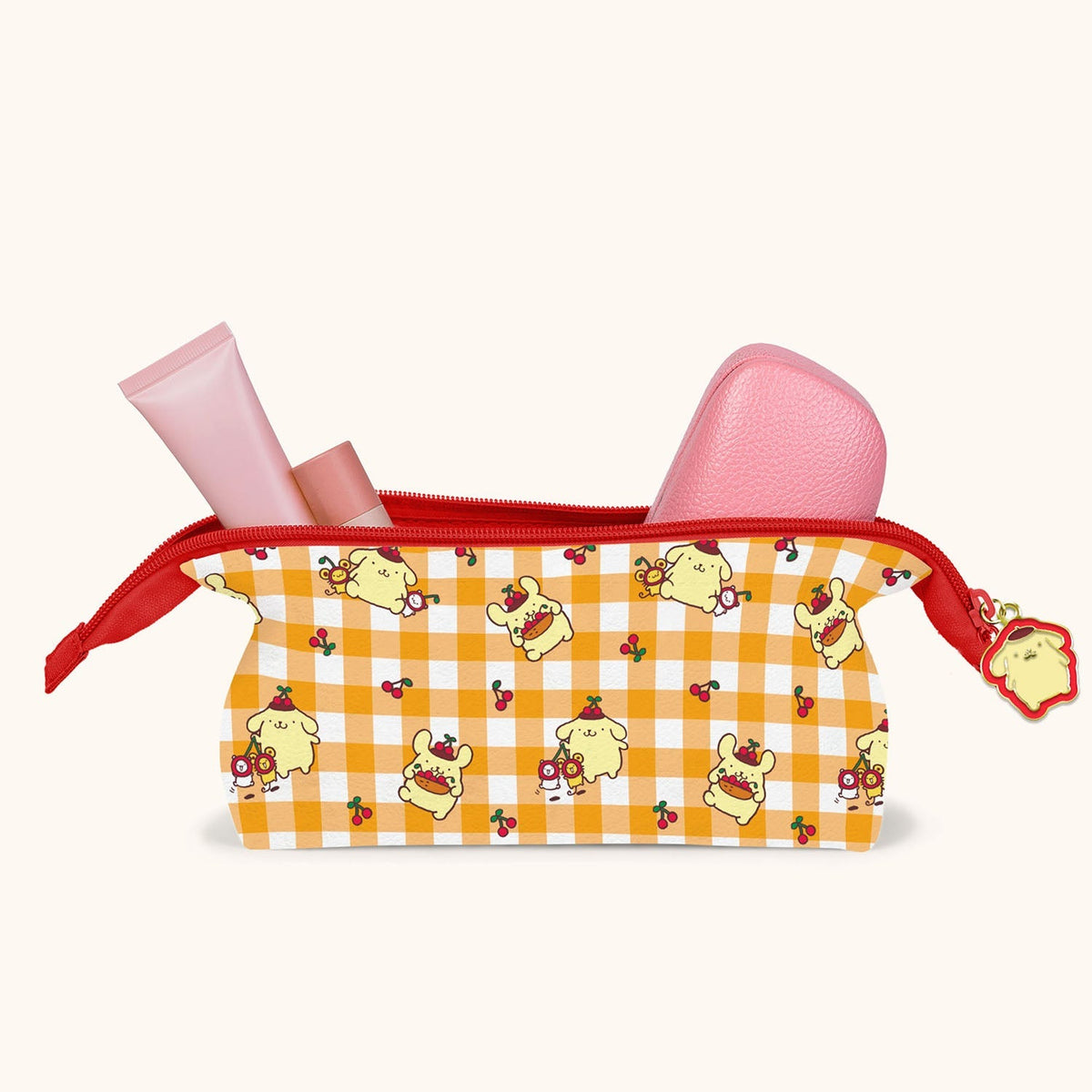 Pompompurin x Studio Oh! Cherries Mini Loaf Pencil Pouch Stationery Studio Oh!