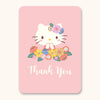 Hello Kitty x Studio Oh! Flowers Thank you Deluxe Greeting Card Stationery Studio Oh!