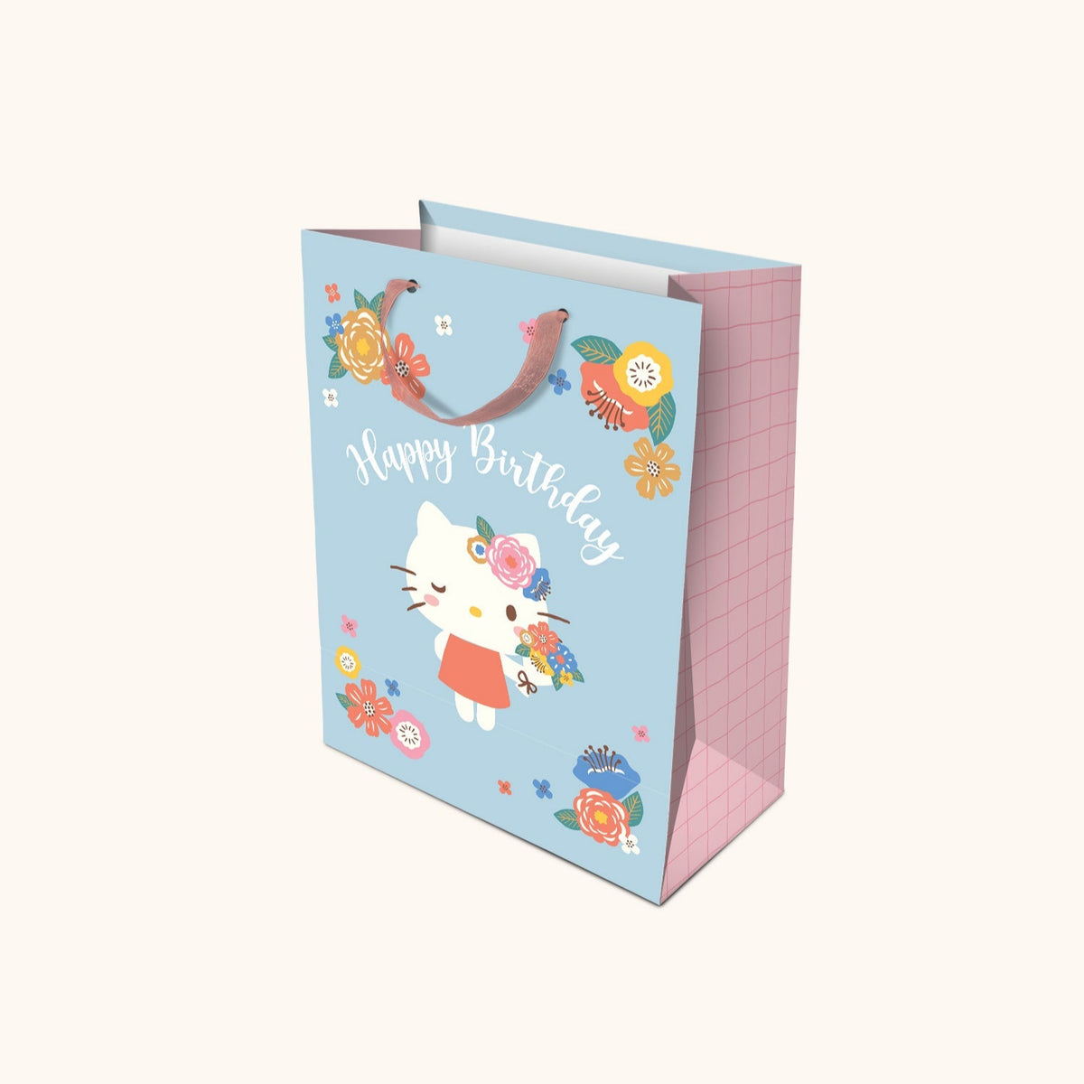 Hello Kitty x Studio Oh! Flowers Happy Birthday Gift Bag (Small) Gift Bag Sets Studio Oh!