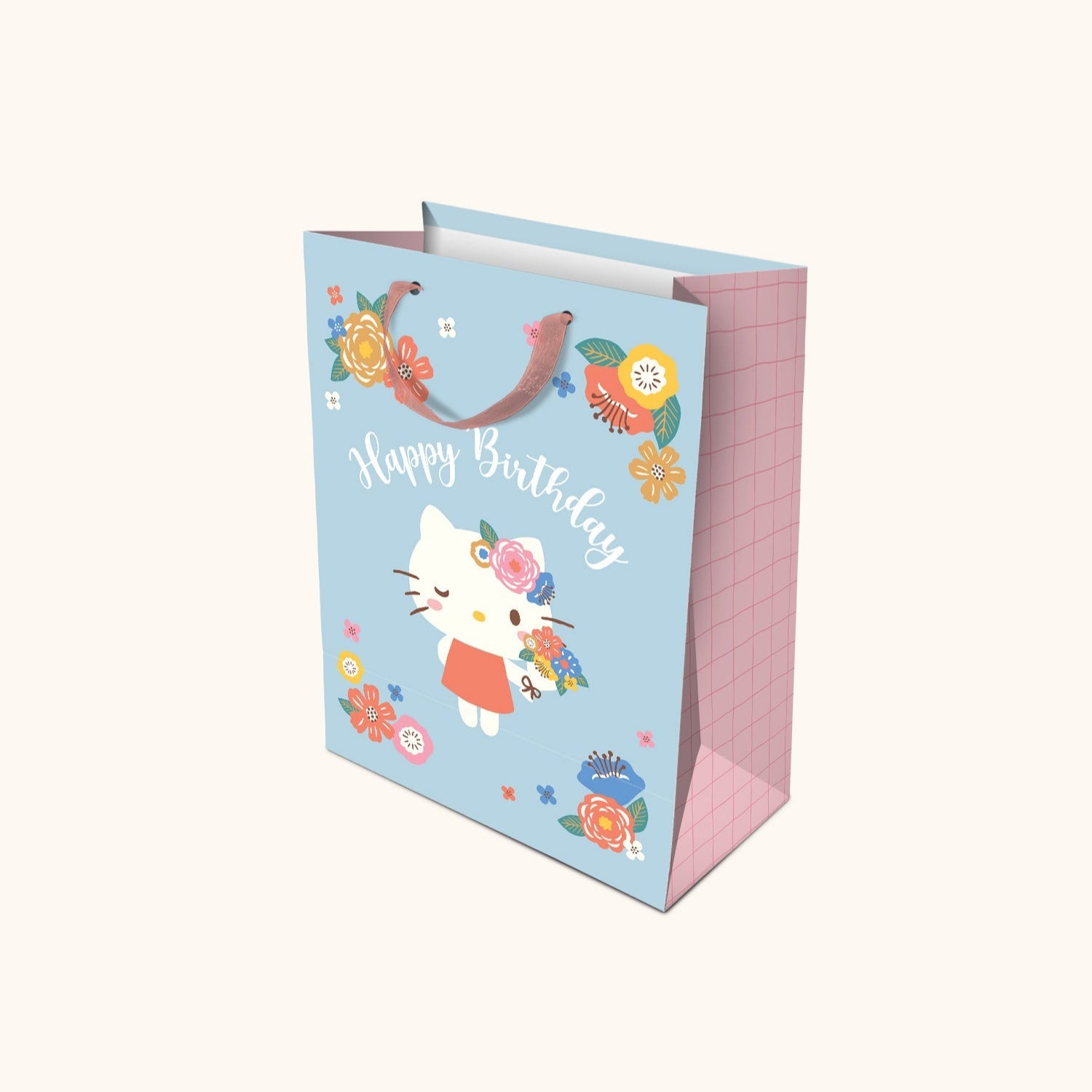 Hello Kitty x Studio Oh! Flowers Happy Birthday Gift Bag (Small) Gift Bag Sets Studio Oh!