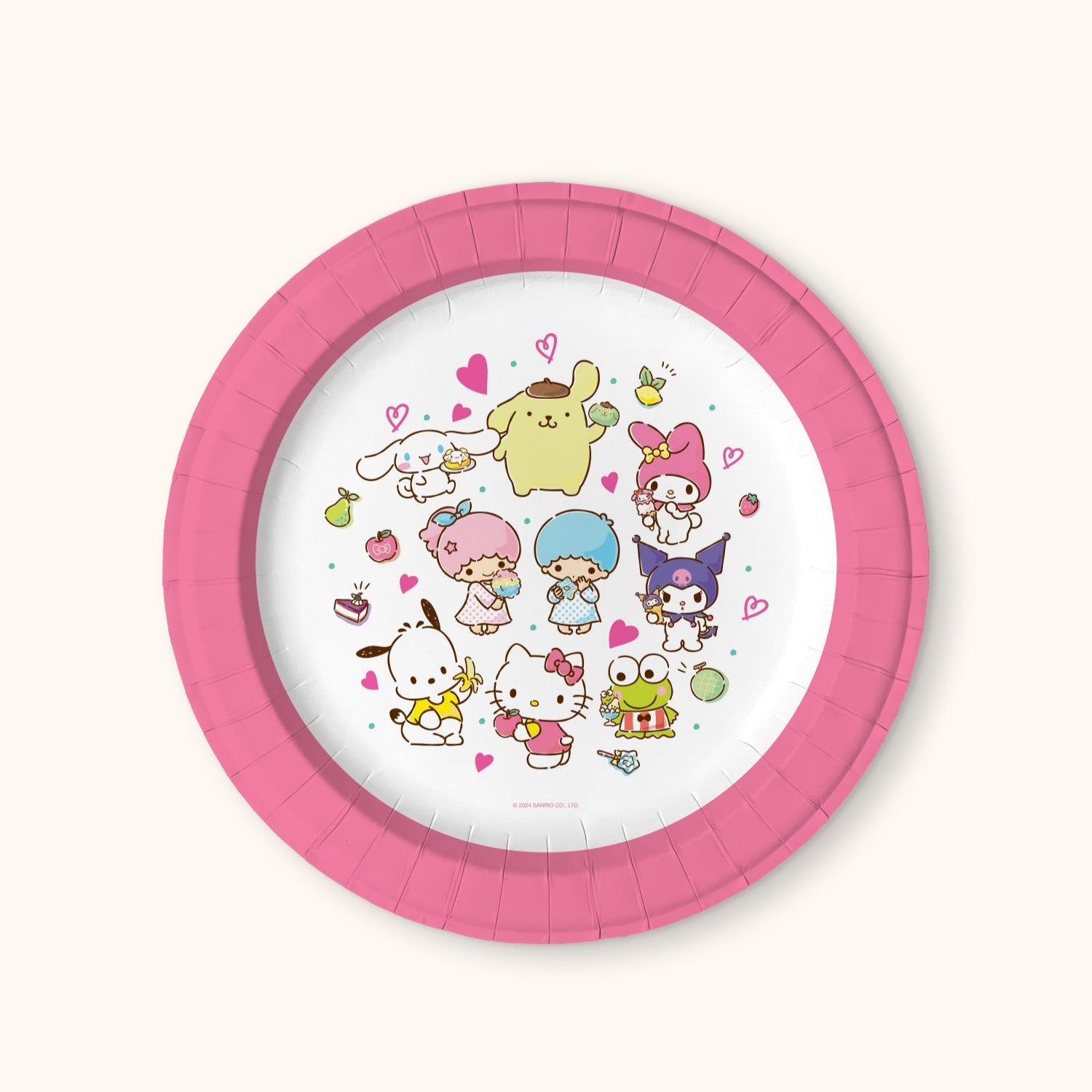 Hello Kitty and Friends x Studio Oh! My Favorite Flavor Dessert Plates Paper Tableware Studio Oh!