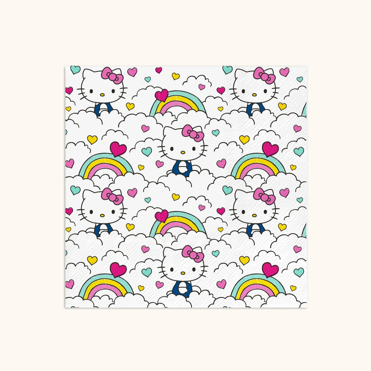 Hello Kitty x Studio Oh! Retro Rainbow Beverage Napkins Paper Tableware Studio Oh!