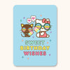 Hello Kitty and Friends x Studio Oh! Beach Party Happy Birthday Deluxe Greeting Card Stationery Studio Oh!