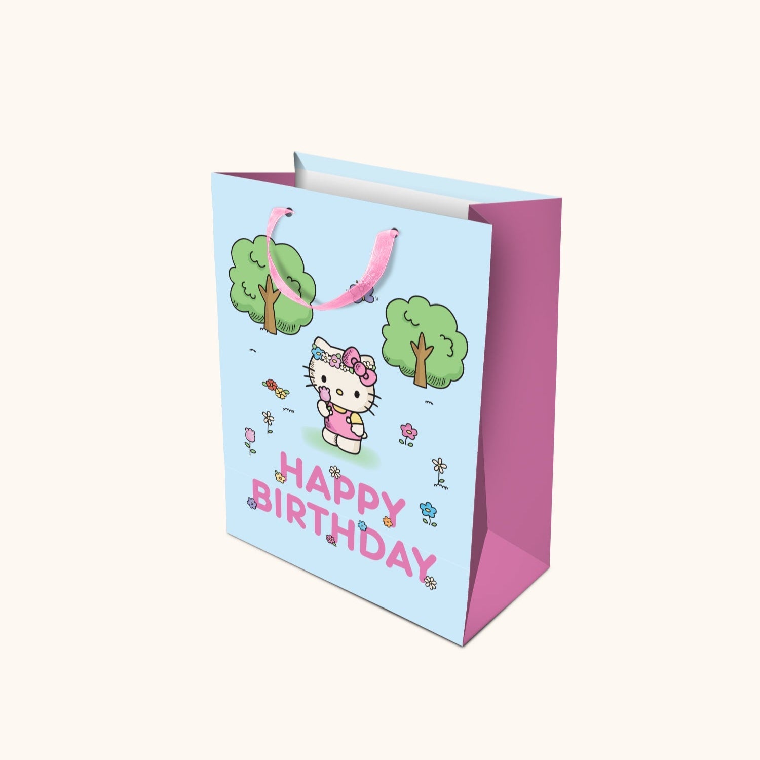 Hello Kitty x Studio Oh! Flower Crowns Gift Bag (Small) Gift Bag Sets Studio Oh!