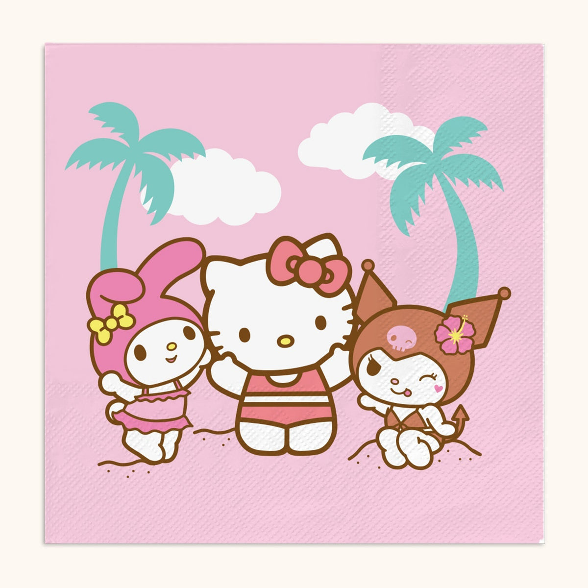 Hello Kitty and Friends x Studio Oh! Beach Party Luncheon Napkins Paper Tableware Studio Oh!