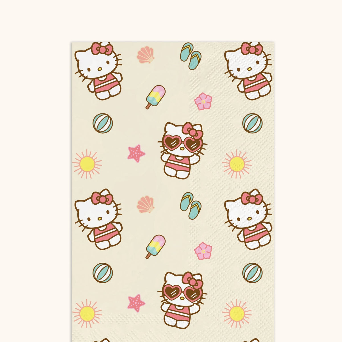 Hello Kitty x Studio Oh! Beach Party Guest Towels Paper Tableware Studio Oh!