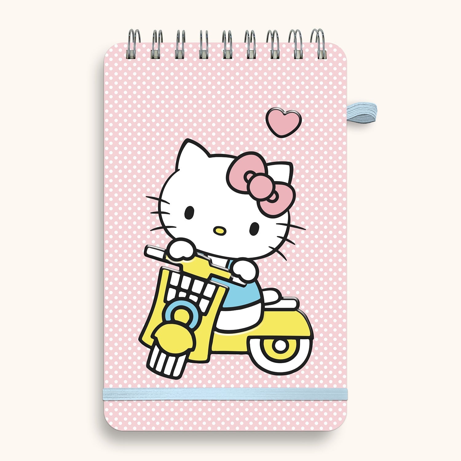 Hello Kitty Hello Kitty x Studio Oh! Classic Pink Top-Spiral Notebook with Pocket & Pen Loop Stationery Studio Oh!