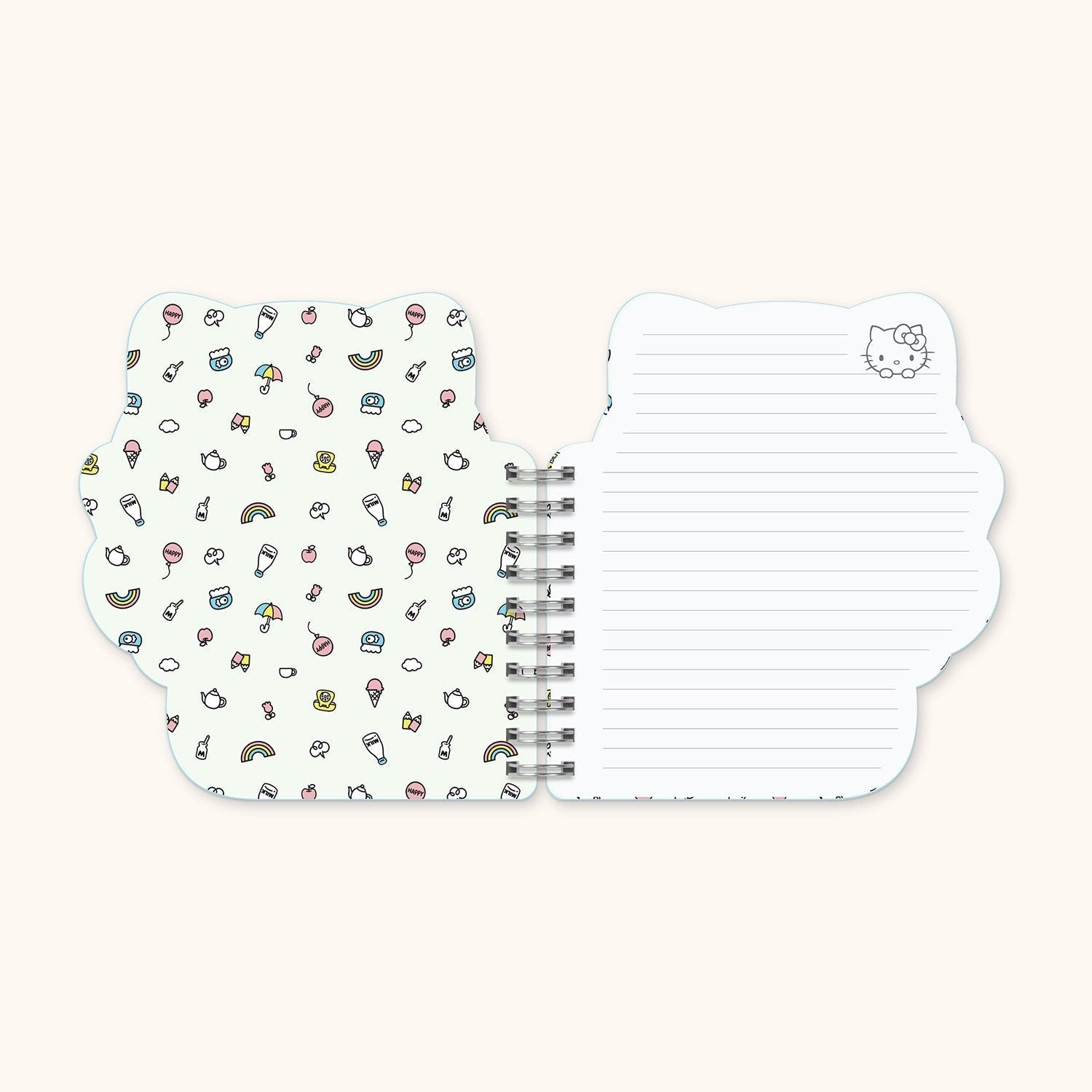 Hello Kitty x Studio Oh! Classic Blue Die-Cut Notebook Stationery Studio Oh!   