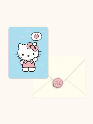 Hello Kitty x Studio Oh! Classic Pink 25-Pc Note Cards & Wax Seals Set