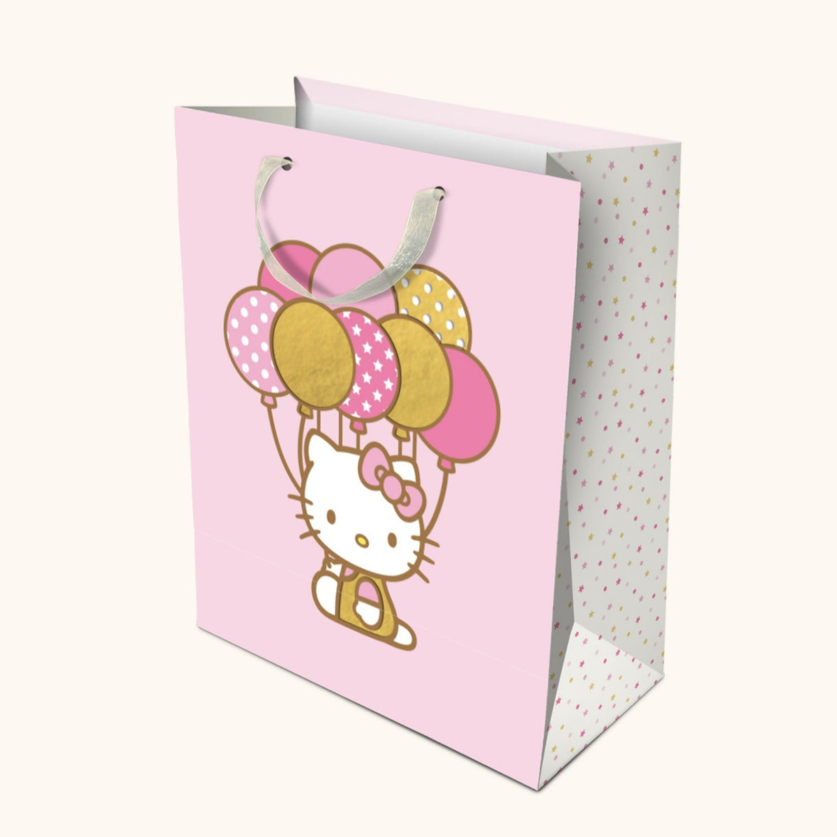 Hello Kitty x Studio Oh! Pink & Gold Balloons Gift Bag (Medium) Gift Bag Sets Studio Oh!