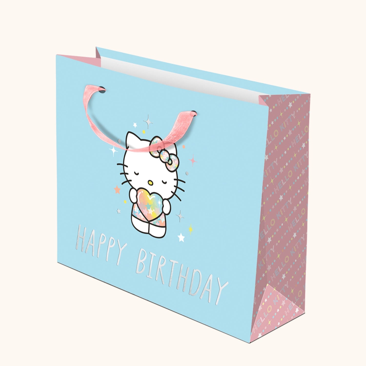 Hello Kitty x Studio Oh! Starshine Blue Happy Birthday Gift Bag (Medium) Gift Bag Sets Studio Oh!
