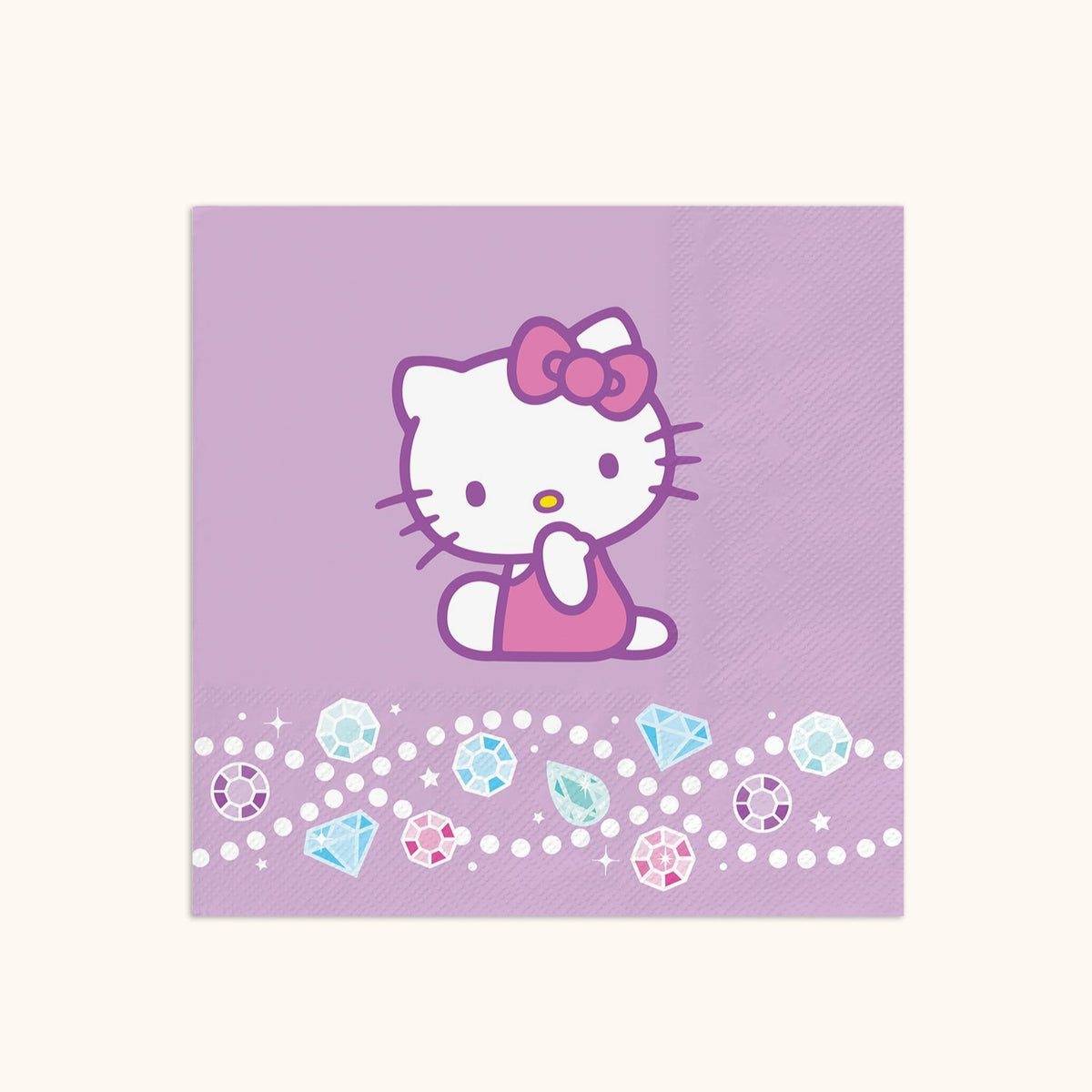 Hello Kitty x Studio Oh! Bejeweled Beverage Napkins Paper Tableware Studio Oh!