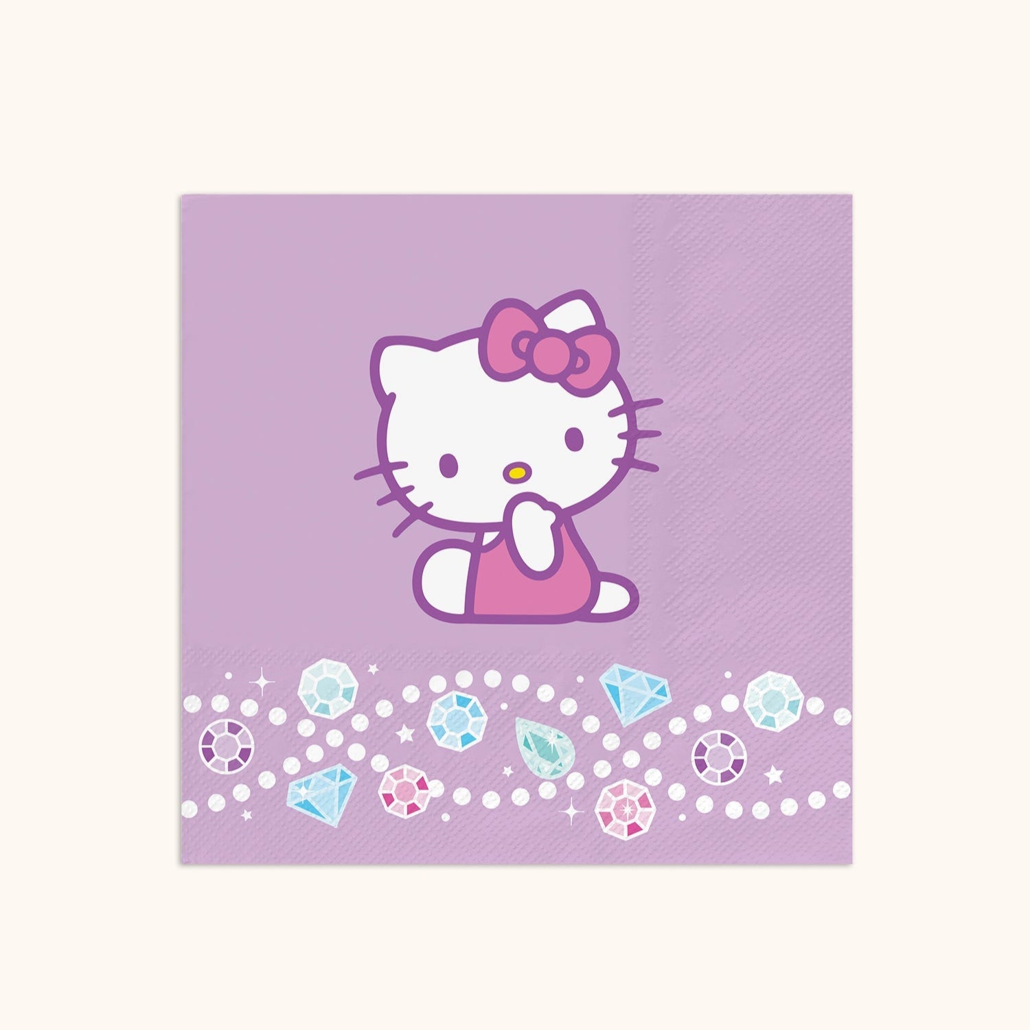 Hello Kitty x Studio Oh! Bejeweled Beverage Napkins Paper Tableware Studio Oh!