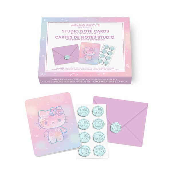 Hello Kitty x Studio Oh! 50th Anniversary 25-Pc Note Cards & Wax Seals