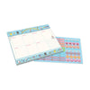 Hello Kitty and Friends x Studio Oh! College Letters Blue Weekly Desk Pad Stationery Studio Oh!
