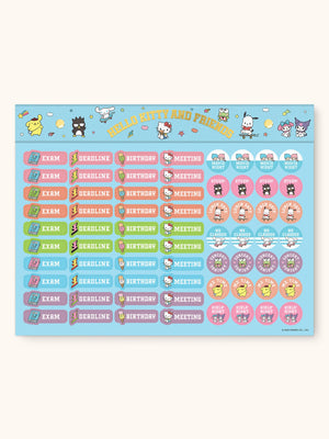 Hello Kitty and Friends x Studio Oh! College Letters Blue Weekly Desk Pad