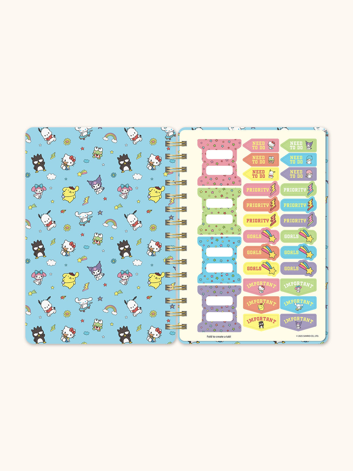 Hello Kitty and Friends x Studio Oh! College Letters Blue Agatha Notebook