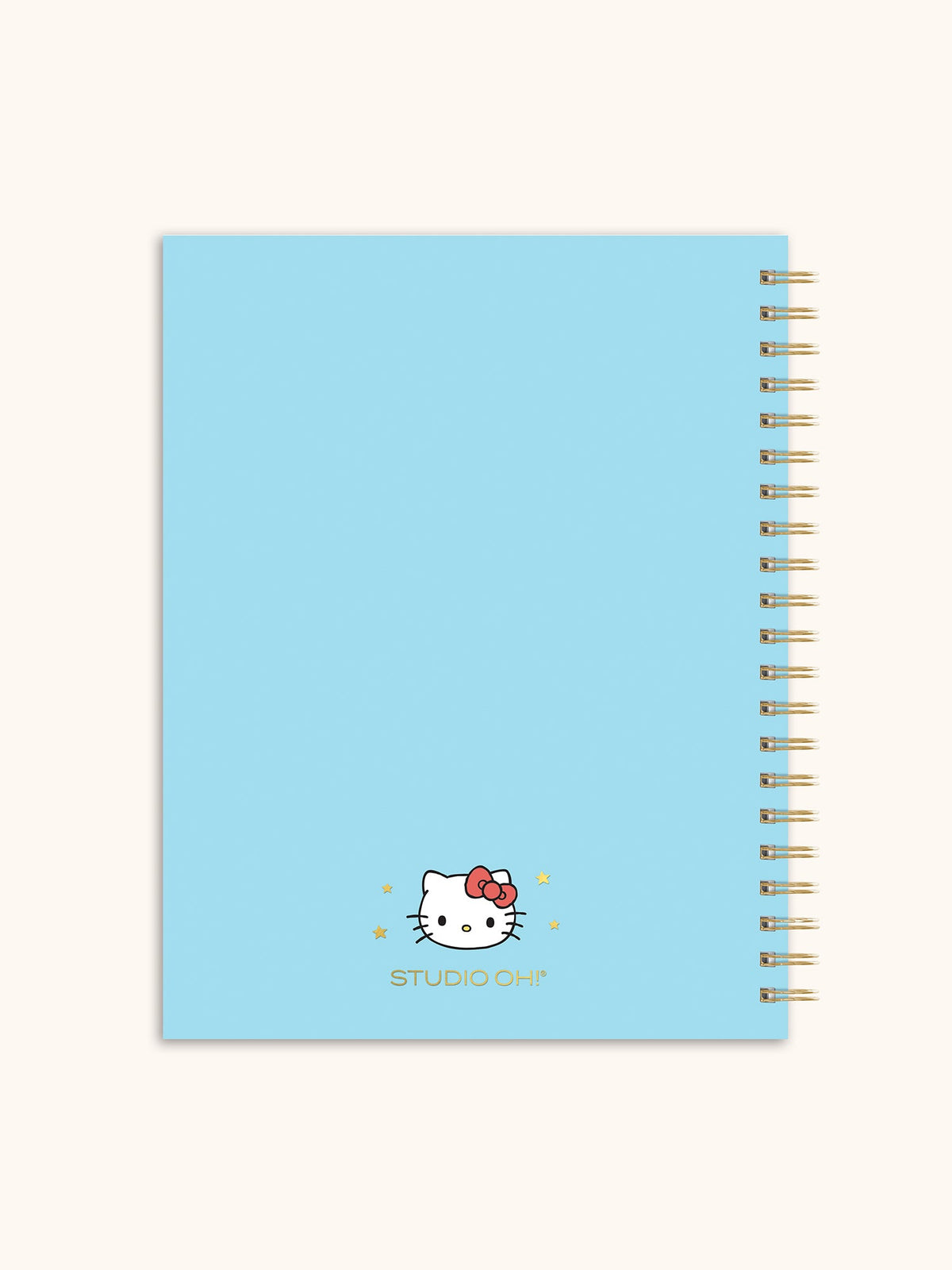 Hello Kitty and Friends x Studio Oh! College Letters Blue Extra-Large Spiral Notebook