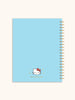 Hello Kitty and Friends x Studio Oh! College Letters Blue Extra-Large Spiral Notebook