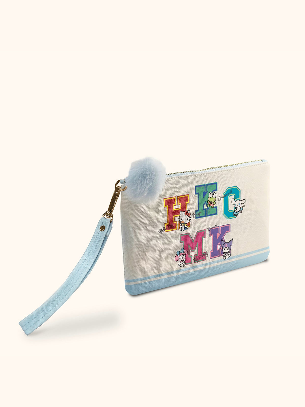 Hello Kitty and Friends x Studio Oh! College Letters Blue Pencil Pouch