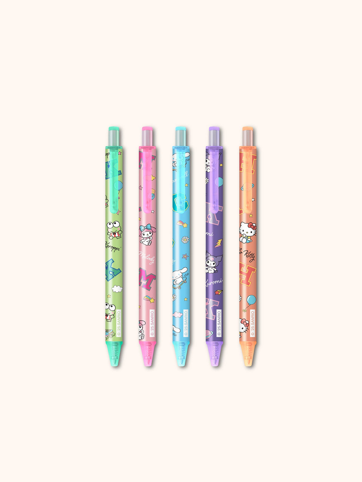 Hello Kitty and Friends x Studio Oh! College Letters Gel Pens