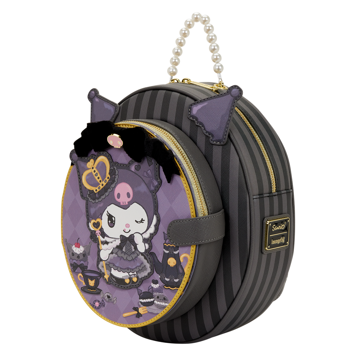 her universe kuromi lolita figural mini backpack Hot Topic My Melody & My Sweet Piano Velvet BURGUNDY NONE: Clothing, Shoes & Jewelry Kuromis face Sanrio Kuromi 20th Anniversary Cameo