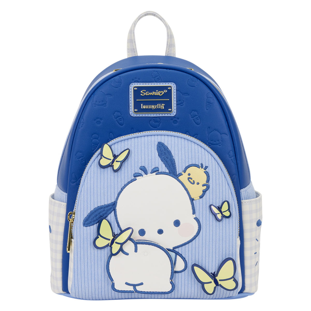 Pochacco x Loungefly Butterfly Gingham Mini Backpack Bags Loungefly