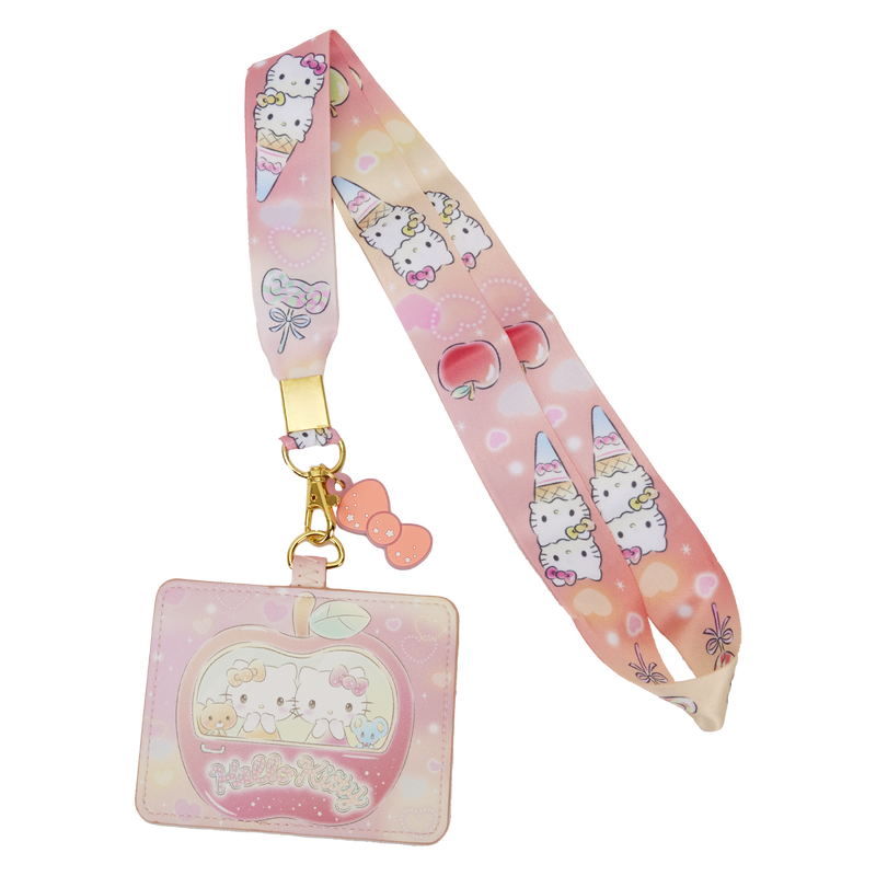 Hello Kitty x Loungefly Carnival Lanyard With Card Holder Accessory Loungefly   