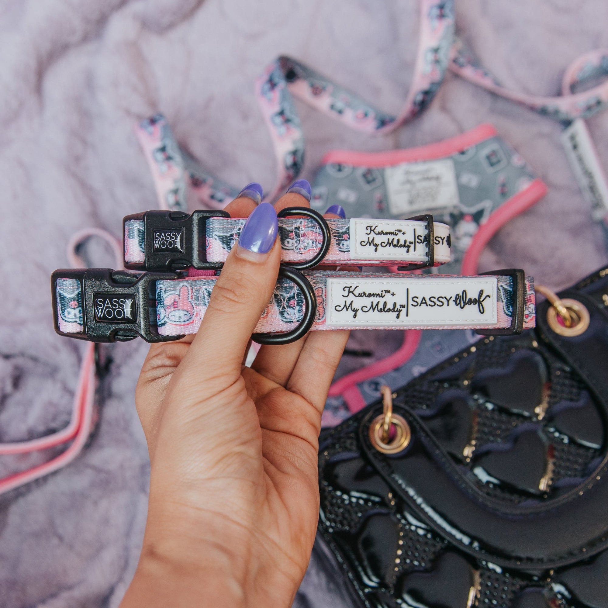 My Melody & Kuromi x Sassy Woof Dog Collar Home Goods SASSY WOOF