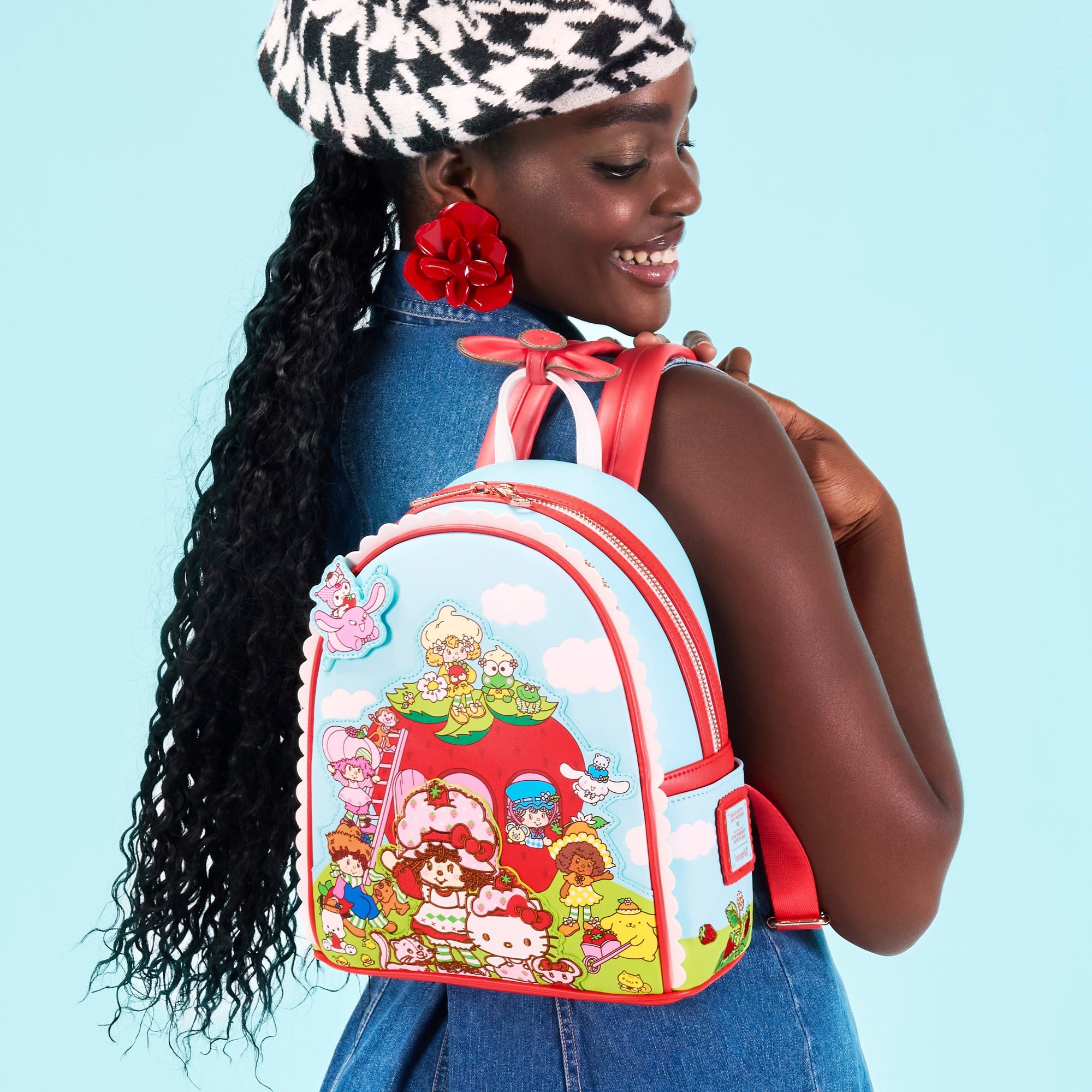 Hello Kitty and Friends x Loungefly Strawberry Shortcake Mini Backpack Bags Loungefly