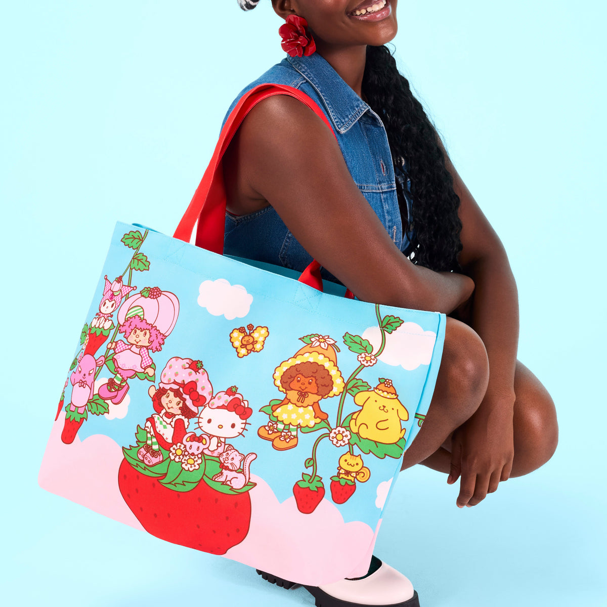 Hello Kitty and Friends x Loungefly Strawberry Shortcake Tote Bag Bags Loungefly